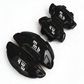 Black custom brake caliper covers for any car, set of 4