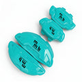 Turquoise custom brake caliper covers for any car, set of 4