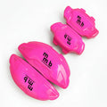 Pink custom brake caliper covers for any car, set of 4